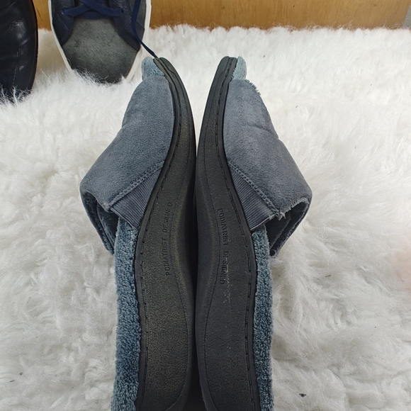 Vionic Darby Adjustable Strap Fuzzy Orthotic Slippers Slides Gray Women’s Sz 8 - Picture 8 of 11